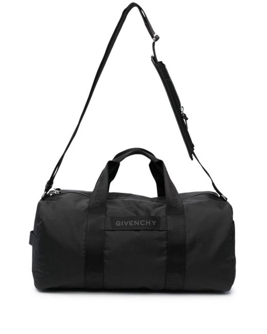 Bolso de viaje con cremallera y logo Givenchy de hombre de color Black