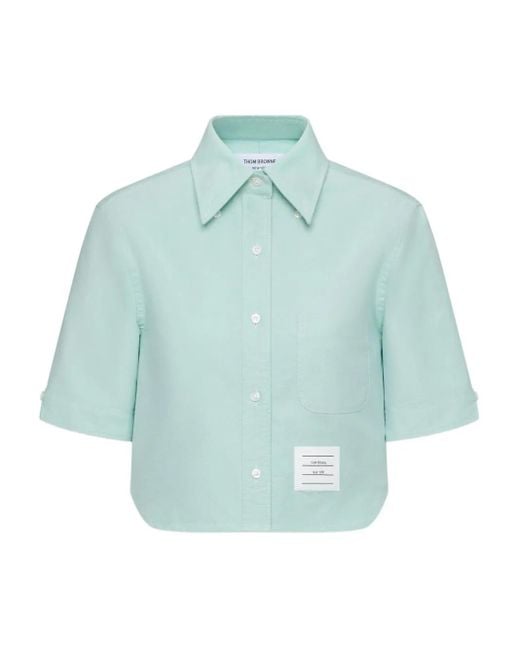 Thom Browne ショートスリーブ シャツ Blue
