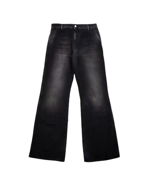 Amiri Blue Faded Belt-Loop Jeans for men