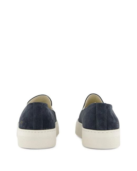 Common Projects Blue Slip-On Platform Sneakers for men
