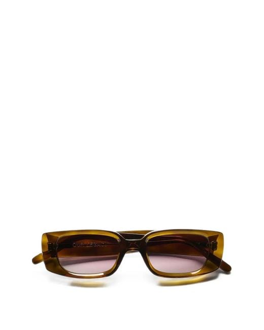 Our Legacy Brown Samhain Rectangle-Frame Sunglasses