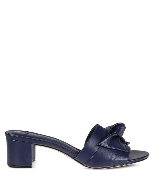 Alexandre Birman リボンディテール ミュール Blue