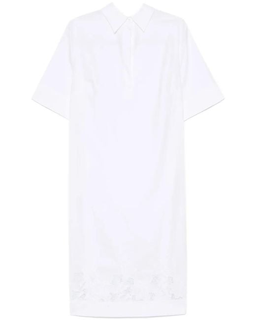 P.A.R.O.S.H. フローラル ドレス White