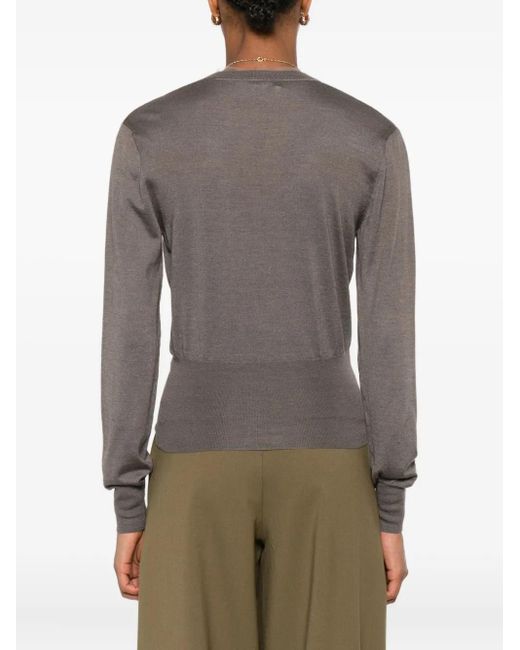 Fendi Vネック Tシャツ Gray
