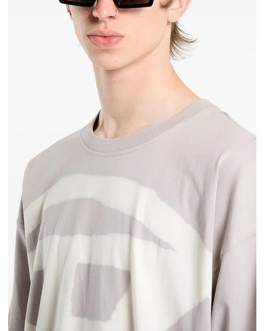 DIESEL White T-Boxt-Bleach Clothing for men
