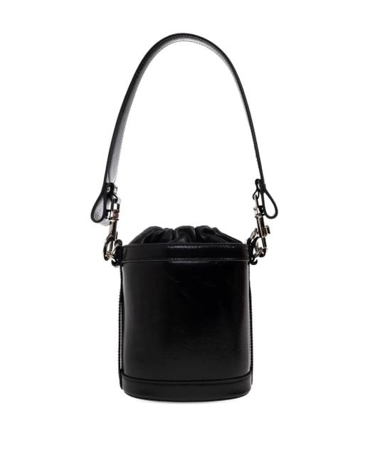 Vivienne Westwood Orb-Embellished Bucket Bag in Black | Lyst