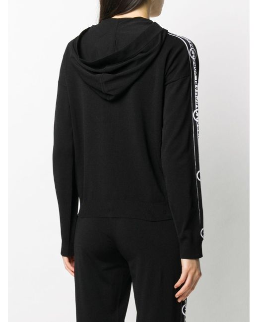 michael kors black zip up hoodie