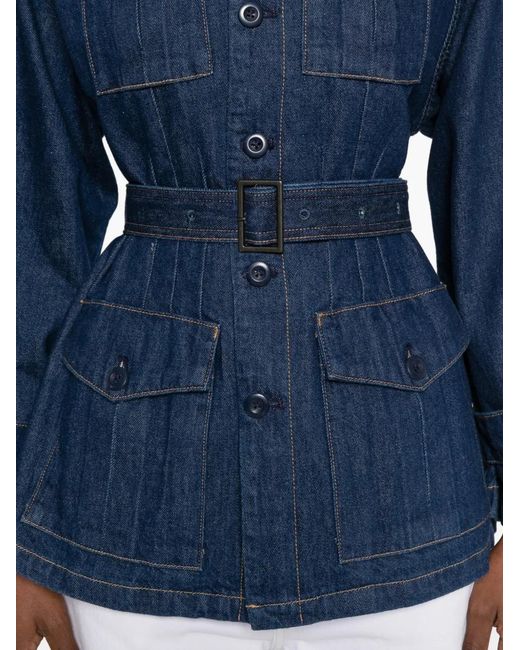 Polo Ralph Lauren Blue Belted Pocket Jacket