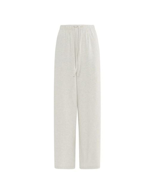 12 STOREEZ White Breakfast Club Track Pants