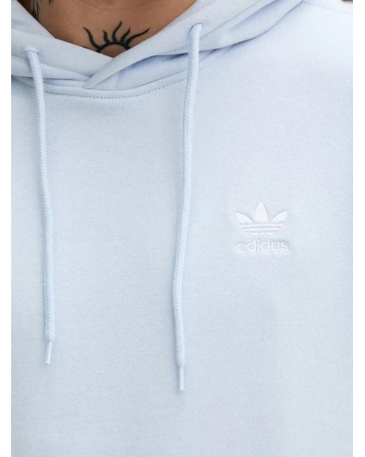 Adidas Blue Hoodie Trefoil Esssentials for men