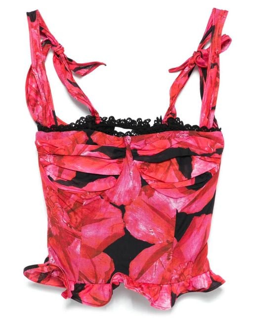 Haut Dessine Charo Ruiz en coloris Red