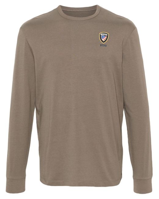 Blauer Cotton Jersey T-shirt in Brown for Men | Lyst