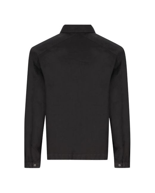 Massimo Osti Studio Black Multi-Pocket Zip-Up Jacket for men