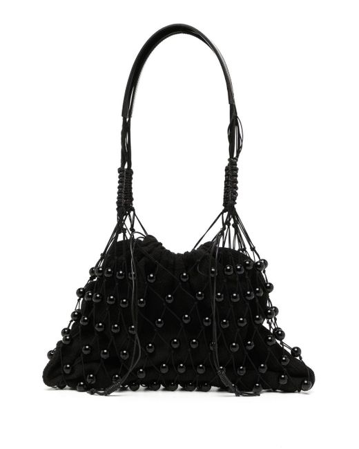 Low Classic Leather Beaded Tote Bag in Black | Lyst Canada