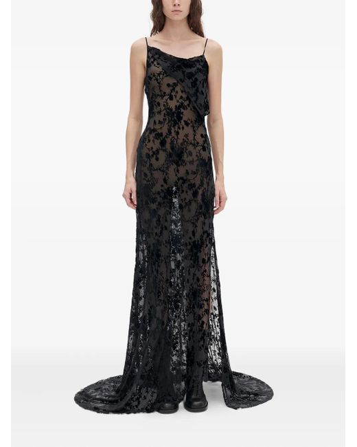 Ann Demeulemeester Aaricia Avondjurk in het Black
