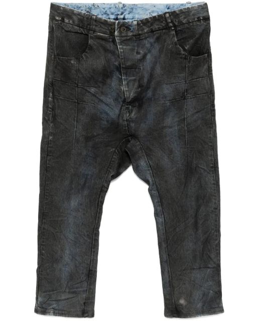 メンズ Boris Bidjan Saberi ボタン ジーンズ Gray