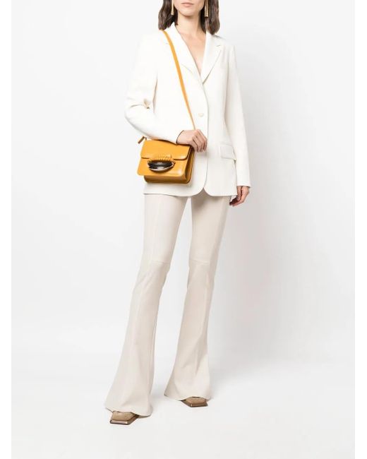 Chloé Orange Kattie Leather Cross Body Bag