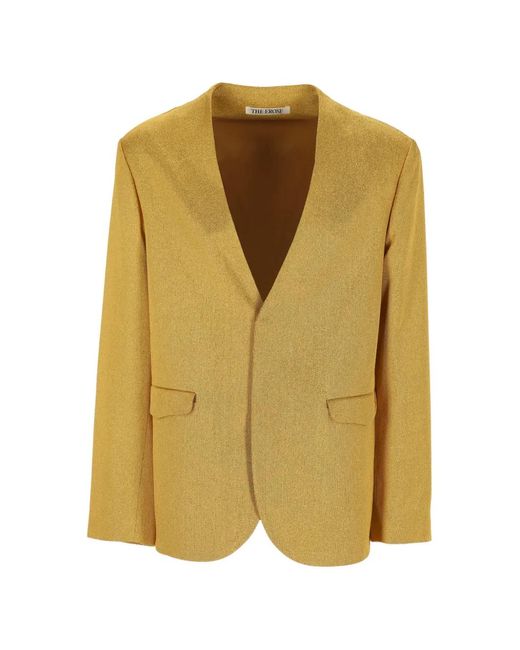 Chaqueta Con Botones The Erose de color Yellow