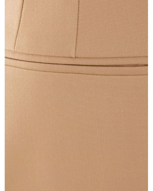 Pantalon de tailleur à coupe courte Chloé en coloris Natural