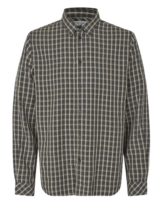 Samsøe & Samsøe Gray Checked Saryan Shirt for men