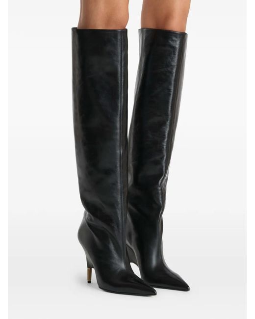Khaite Black Bottes Bella