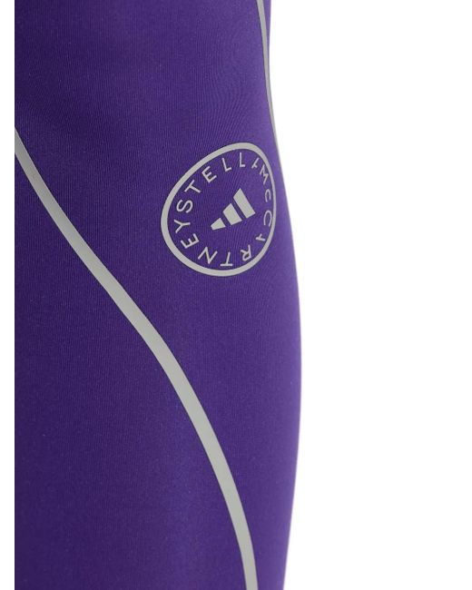 X Stella Mccartney Legging À Logo Imprimé Adidas By Stella McCartney en coloris Purple