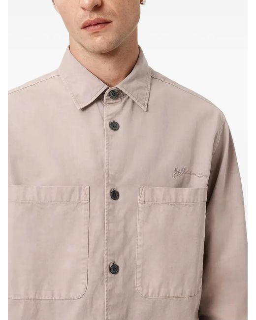AllSaints Natural Rhodi Chest-Pocket Overshirt for men
