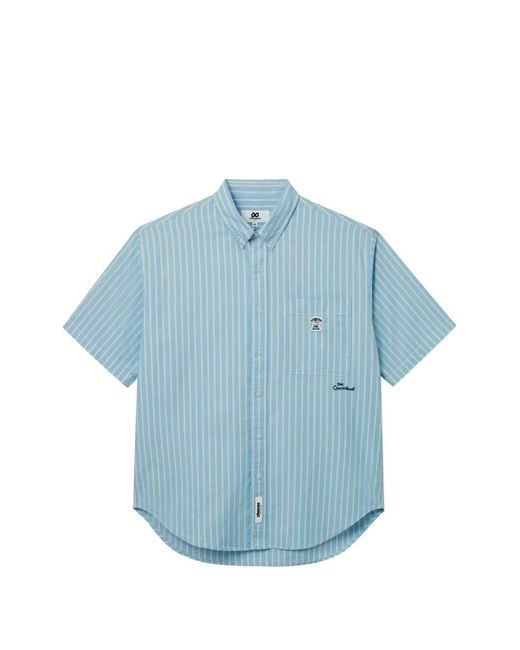 Camicia A Righe di Chocoolate in Blue da Uomo