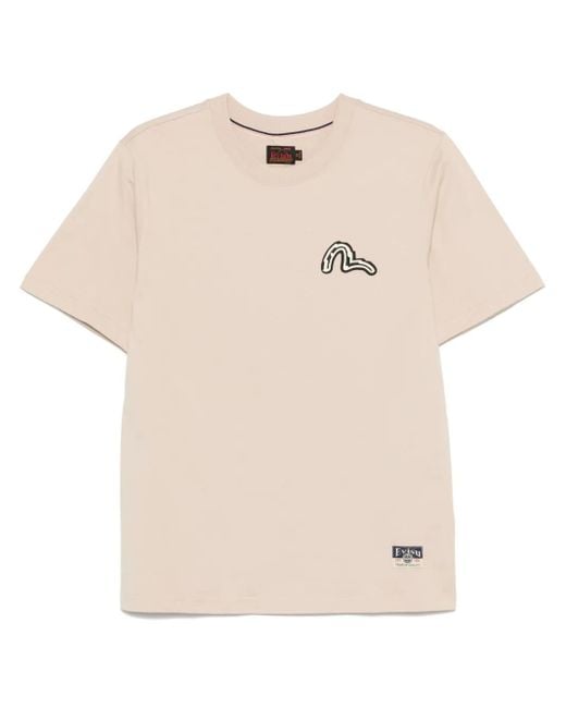 メンズ Evisu Seagull And Daruma Totem Tシャツ Natural