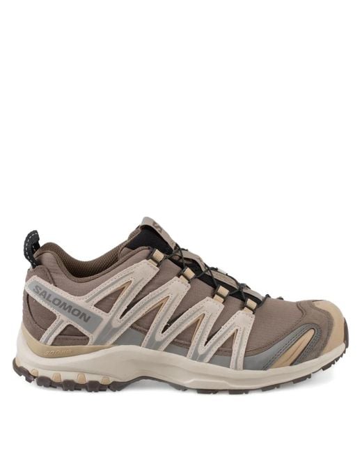Salomon Brown Xa Pro 3D Suede-Leather Sneakers for men