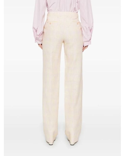 Etro White Karierte Hose