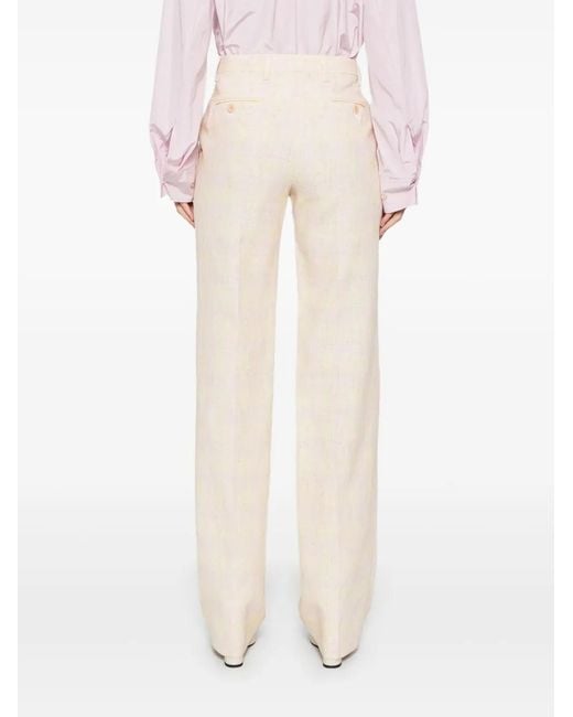 Etro Geruite Broek in het White