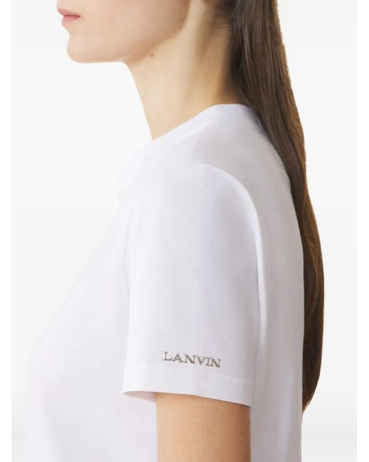Short-Sleeves T-Shirt Lanvin en coloris White