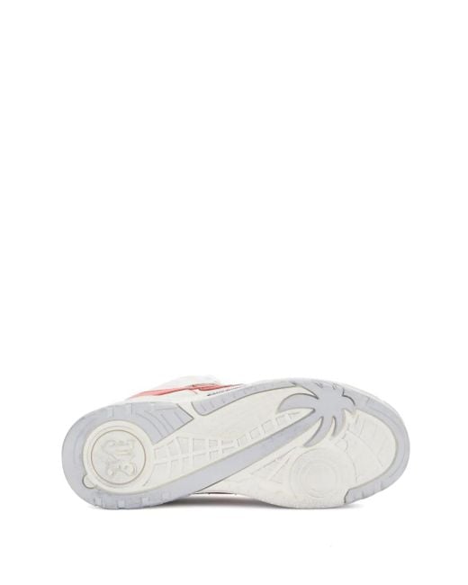 Palm Angels White Venice Worn Out Sneakers for men