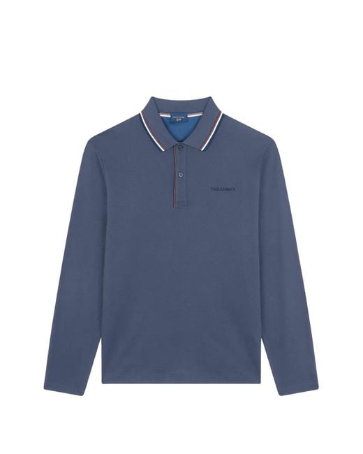 Paul & Shark Blue Logo-Detail Polo Shirt for men