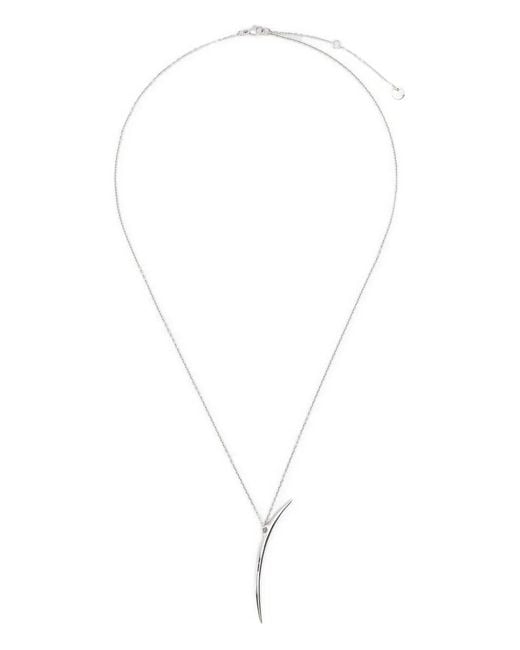 Shaun Leane White Quill Long Chain-Pendant Necklace
