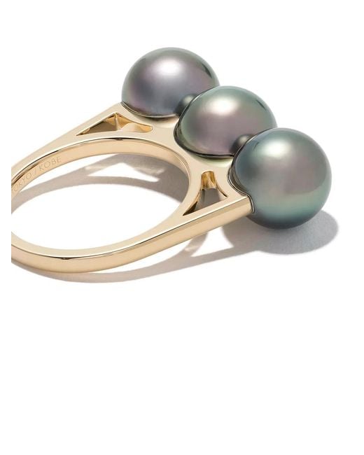 Tasaki 18Kt Geelgouden Collection Line Balance Era Ring in het Multicolor