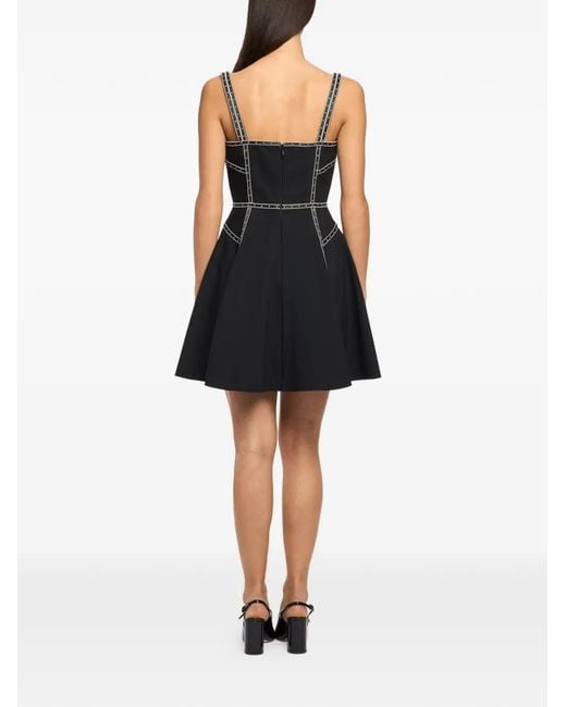 Cinq À Sept Black Jelena Flared Dress