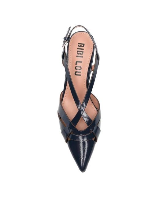 Bibi Lou White Nolia Leather Mules