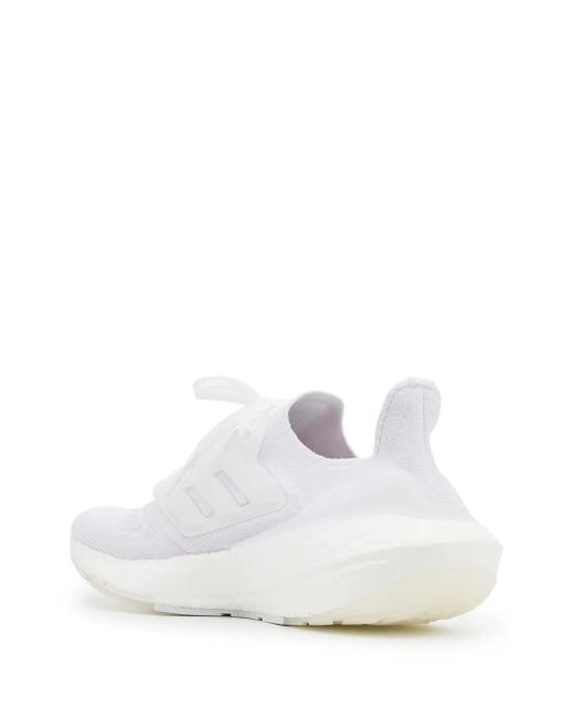 Adidas White Forum Mid Chunky-Sole Sneakers for men