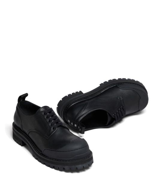 Zapatos derby Dada Army Marni de hombre de color Black