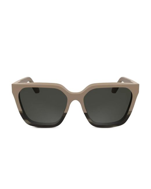 Calvin Klein Gray Square-Frame Sunglasses