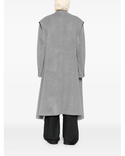 Abrigo Double Moohong de color Gray