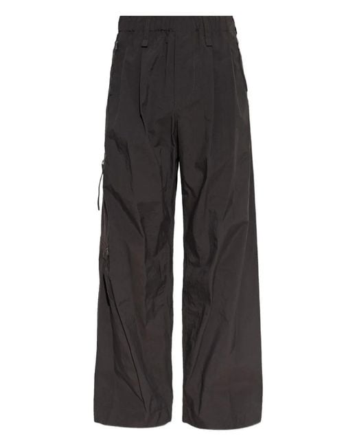 Homme Plissé Issey Miyake Black Zip-Detail Pants for men