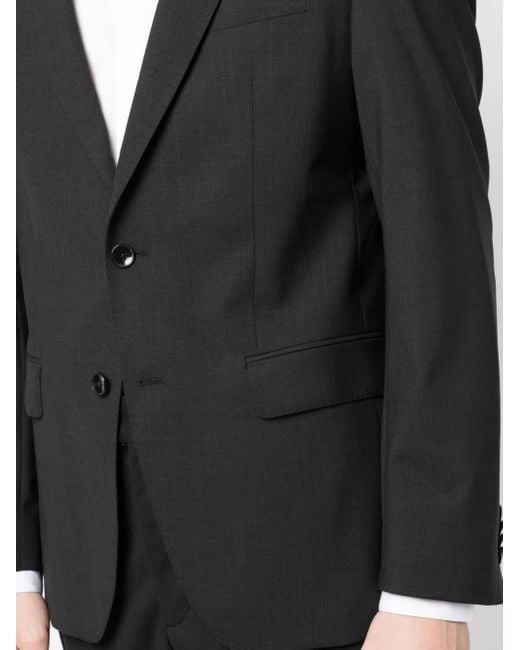 Boss Black Single-Breasted Stretch-Wool Blazer for men