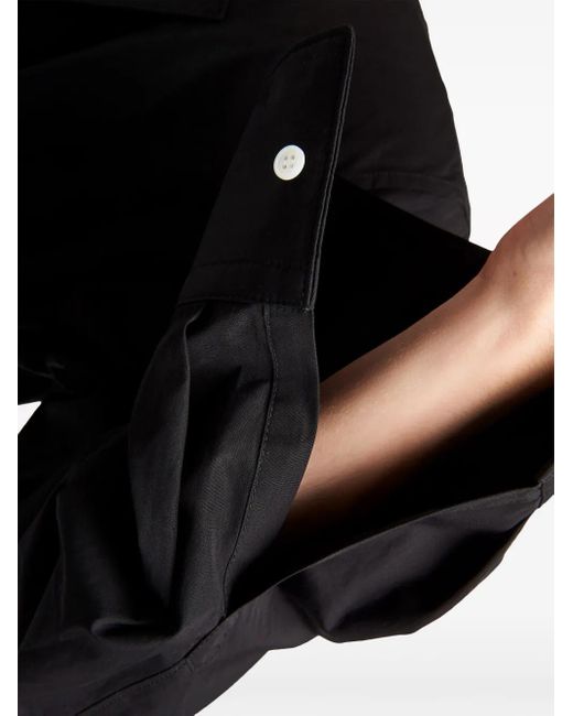 Prada Black Single-Breasted Cotton Blazer for men