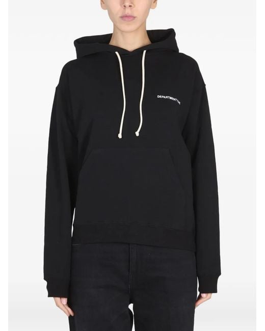 Department 5 Black Drawstring Hoodie