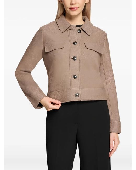 Betty Barclay Brown Buttoned Pocket Jacket