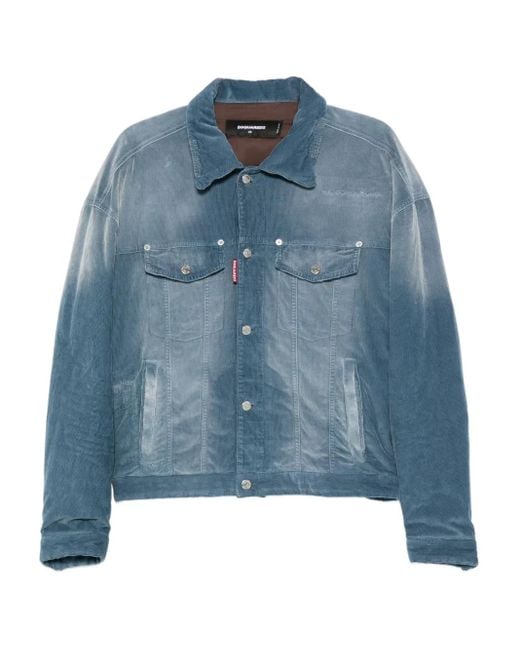 メンズ DSquared² コーデュロイ ジャケット Blue