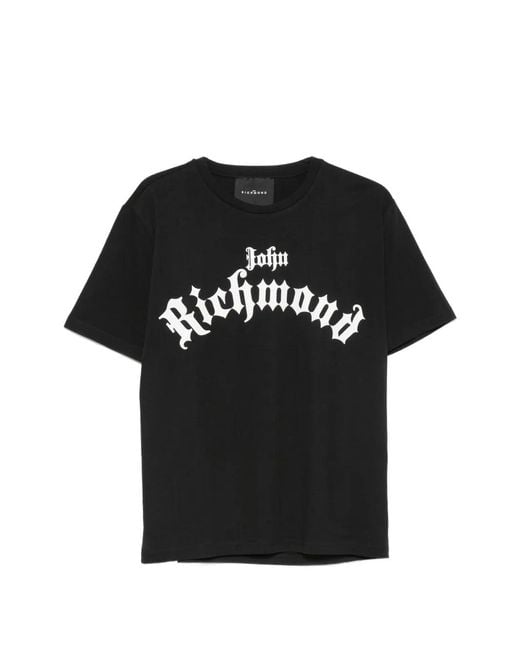 John Richmond Black Zibru T-Shirt for men